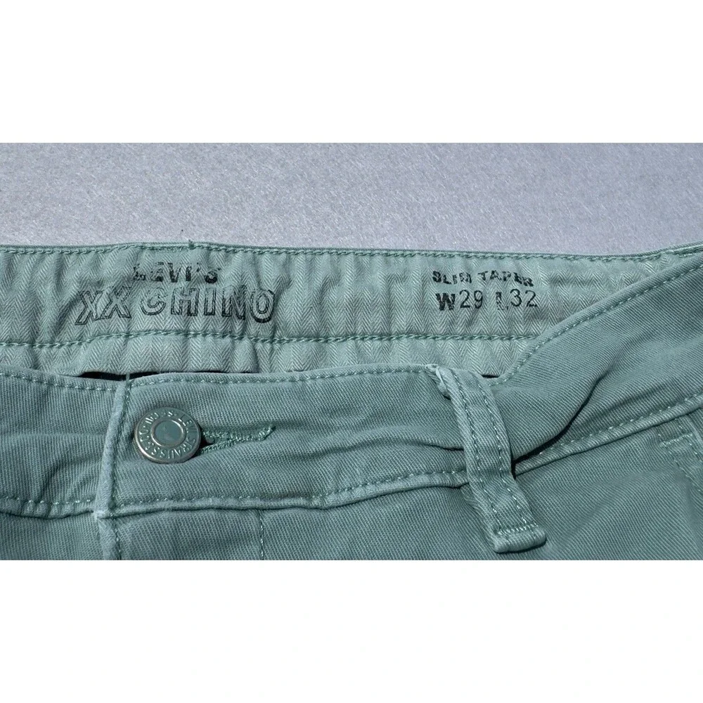 Levi's XX Chino Slim Taper Pants Sage Green Men's W29 L32